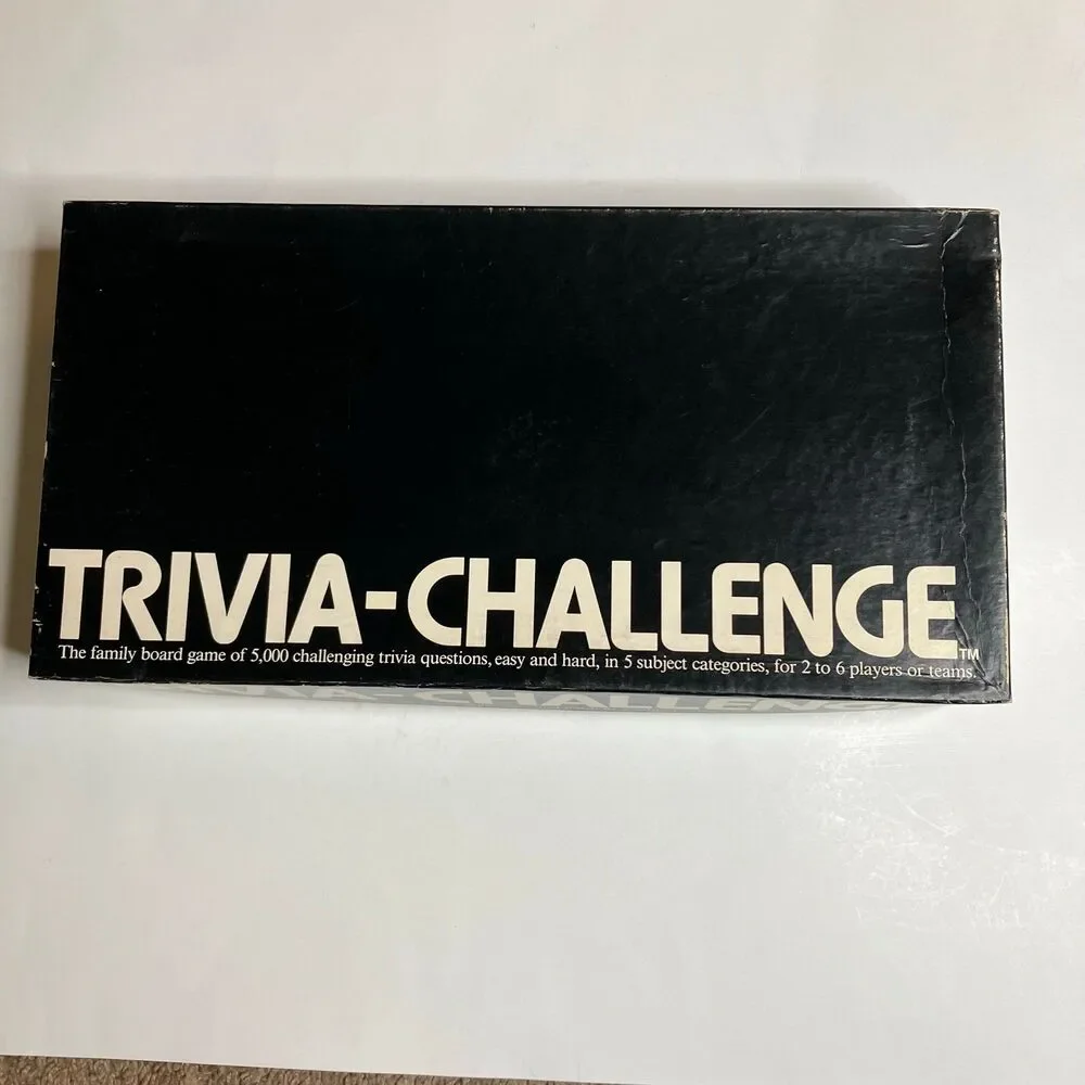 1984 Trivia Challenge /  The Canada Games Company Family Board Game Complete.